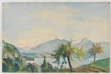 Bout du lac d'Annecy / Colette Richarme. 1932