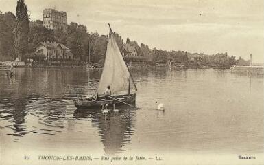 Thonon-les-Bains Vue prise de la Jetée. [1920]