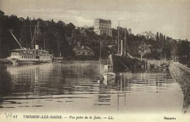 Thonon-les-Bains Vue prise de la Jetée. 1917