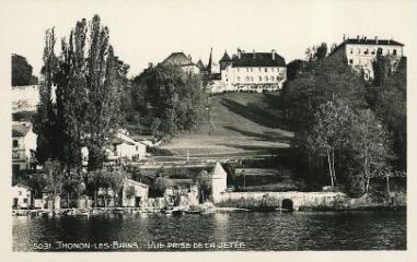 Thonon-les-Bains Vue prise de la Jetée. 1940-1950