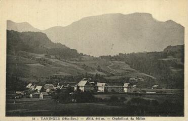 Taninges (Hte-Savoie) altit. 640 m.Orphelinat de Mélan. [1900]