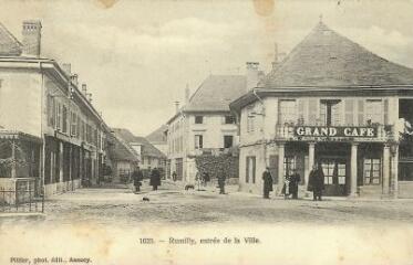 Rumilly, entrée de la ville. [1900]