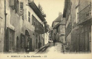 Rumilly La rue d'Hauteville. [1900]