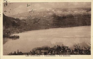 Lac d'Annecy Talloires Vue générale. [1920]