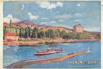 Thonon-les-Bains Vue générale. 1920-1930