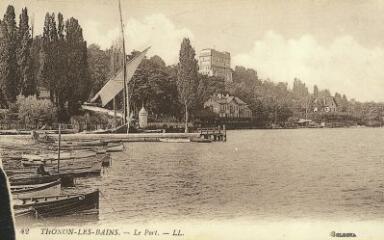 Thonon-les-Bains Le Port. 1900-1910