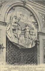 Annecy Grand médaillon du Choeur : Saint François de Sales remettant aux premières religieuses les constitutions de la Visitation. [1900]