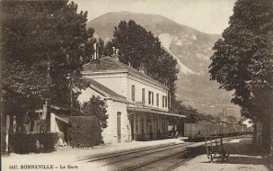 Bonneville La gare. [1900]