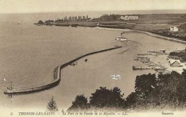 Thonon-les-Bains Le Port et la Pointe de la Ripaille. 1900-1910