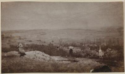 Verdun. Panorama du champ de bataille de la cote de Sivry la Perche / [non identifié]. [1915-1916]