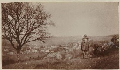 Verdun. Panorama de Dombasle avant le bombardement / [non identifié]. [1915-1916]