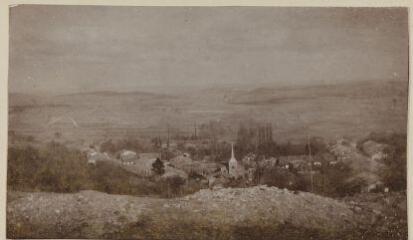 Verdun. Panorama du champ de bataille, vu de Sivry la Perche / [non identifié]. [1915-1916]