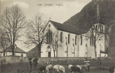 1178. L'Église / Auguste et Ernest Pittier. Annecy Pittier, phot-édit. 1899-1922