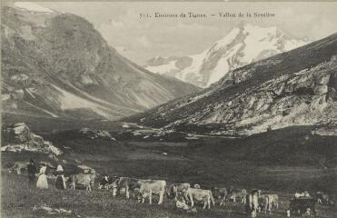 711. Environs de Tignes. Vallon de la Sassière / Auguste et Ernest Pittier. Annecy Pittier, phot-édit. 1899-1922