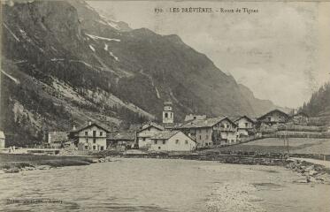 870. Les Brévières - Route de Tignes / Auguste et Ernest Pittier. Annecy Pittier, phot-édit. 1899-1922