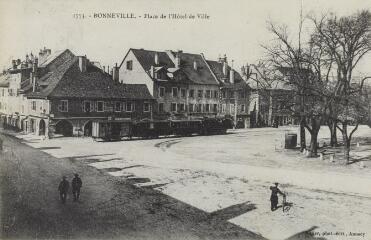 1773. Place de l'Hôtel de Ville / Auguste et Ernest Pittier. Annecy Pittier, phot-édit. 1899-1922