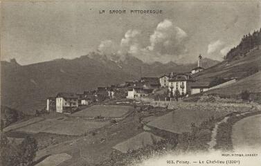 953. Le Chef-lieu (1300 m) / Auguste et Ernest Pittier. Annecy Pittier, phot-édit. 1899-1922 La Savoie pittoresque