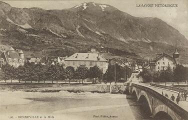 108. Bonneville et le Môle / Auguste et Ernest Pittier. Annecy Pittier, phot-édit. 1899-1922 La Savoie pittoresque