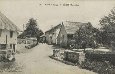 1055. Route de Boëge. Saint-André / Auguste et Ernest Pittier. Annecy Pittier, phot-édit. 1899-1922