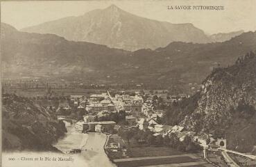 200. Cluses et le Pic de Marcelly / Auguste et Ernest Pittier. Annecy Pittier, phot-édit. 1899-1922 La Savoie pittoresque