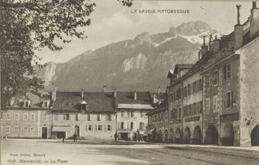1049. La Place / Auguste et Ernest Pittier. Annecy Pittier, phot-édit. 1899-1922 La Savoie pittoresque