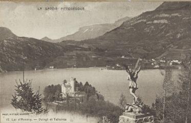 17. Lac d'Annecy. - Duingt et Talloires / Auguste et Ernest Pittier. Annecy Pittier, phot-édit. 1899-1922 La Savoie pittoresque