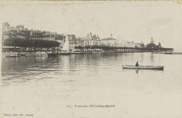234. Panorama d'Evian-les-Bains / Auguste et Ernest Pittier. Annecy Pittier, phot-édit. 1899-1922