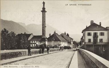 2132.La Colonne Charles-Félix / Auguste et Ernest Pittier. Annecy Pittier, phot-édit. 1899-1922 La Savoie pittoresque
