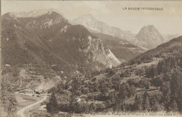 403. Route de Pralognan, le Villard et le Grand Bec (3403 m) / Auguste et Ernest Pittier. Annecy Pittier, phot-édit. 1899-1922 La Savoie pittoresque