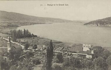 71. Duingt et le Grand Lac / Auguste et Ernest Pittier. Annecy Pittier, phot-édit. 1899-1922