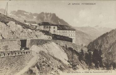 492. Hôtel du Montenvers (1921 m) / Auguste et Ernest Pittier. Annecy Pittier, phot-édit. 1899-1922 La Savoie pittoresque