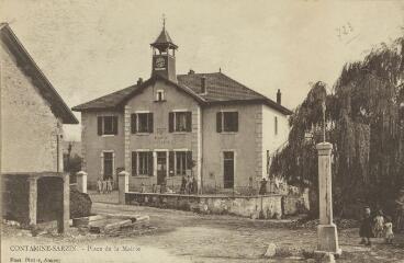 723. Place de la Mairie / Auguste et Ernest Pittier. Annecy Pittier, phot-édit. 1899-1922