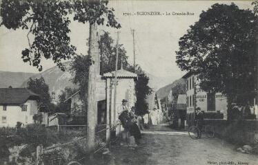 1711. La Grande Rue / Auguste et Ernest Pittier. Annecy Pittier, phot-édit. 1899-1922