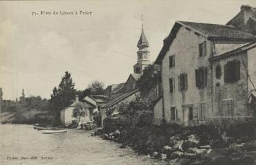 75. Rives du Léman à Yvoire / Auguste et Ernest Pittier. Annecy Pittier, phot-édit. 1899-1922