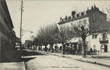 1510. Boulevard des Vallées / Auguste et Ernest Pittier. Annecy Pittier, phot-édit. 1899-1922