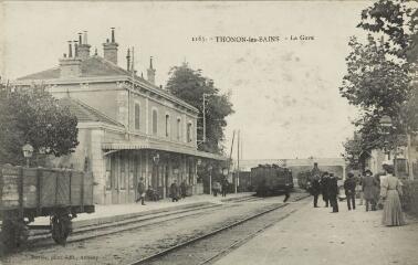 1163. La Gare / Auguste et Ernest Pittier. Annecy Pittier, phot-édit. 1899-1922