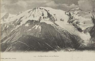 125. Le Mont-Blanc vu du Prarion / Auguste et Ernest Pittier. Annecy Pittier, phot-édit. 1899-1922