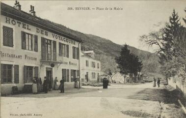 559. Place de la Mairie / Auguste et Ernest Pittier. Annecy Pittier, phot-édit. 1899-1922
