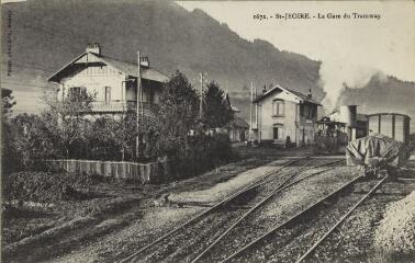 1672. La Gare du Tramway / Auguste et Ernest Pittier. Annecy Pittier, phot-édit. 1899-1922