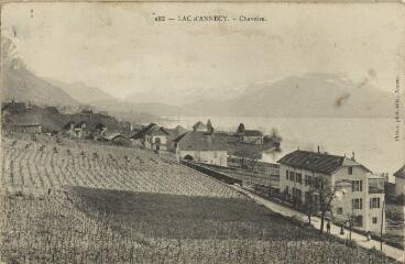 482. Lac d'Annecy - Chavoire / Auguste et Ernest Pittier. Annecy Pittier, phot-édit. 1899-1922