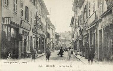 1896. La rue des Arts / Auguste et Ernest Pittier. Annecy Pittier, phot-édit. 1899-1922