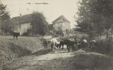 1159. Joyeux départ / Auguste et Ernest Pittier. Annecy Pittier, phot-édit. 1899-1922