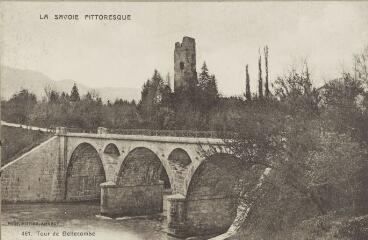 461.Tour de Bellecombe / Auguste et Ernest Pittier. Annecy Pittier, phot-édit. 1899-1922 La Savoie pittoresque