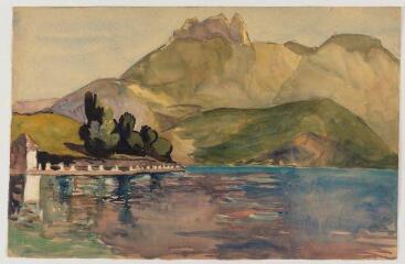 Lac d'Annecy / Colette Richarme. 1932