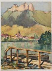 Dents de Lanfon - Lac d'Annecy / Colette Richarme. 1932