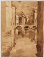 Le Canal et les vieilles prisons. Annecy / Colette Richarme. 1935