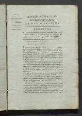 Volume n° 5 : 1808 (27 mai) - 1809 (27 décembre)