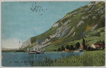 Lac d'Annecy Le port de Veyrier-du-Lac. [1910]