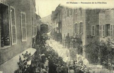 Thônes Procession de la Fête-Dieu. [1900]