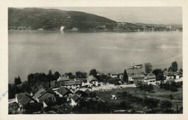 Lac d'Annecy Chavoire et vue sur Annecy. [1950]